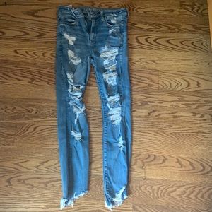 American Eagle ripped jeans